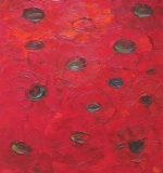 Rot 120x100 cm Öl auf Leinwand